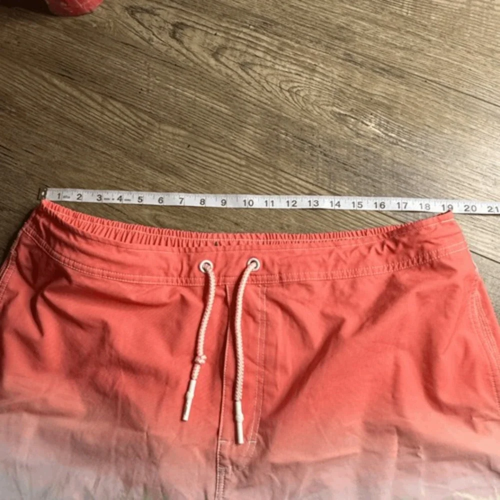 Johnnie-O Mens Solito Ombre Swim Trunks Malibu‎ Red Blue XXL JMSS3210